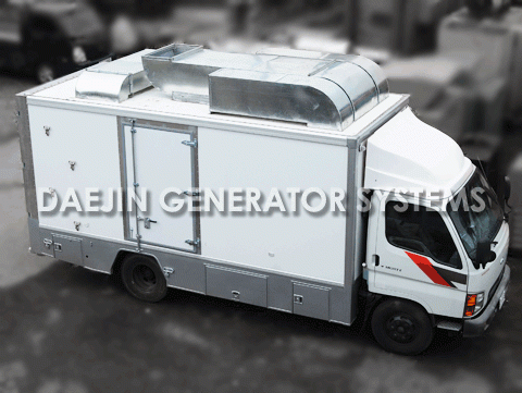 300kW 방송용 발전차