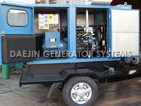 20kW 트레일러형 발전기